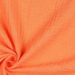 Musselin Uni *Gerda* BIO-Organic - orange