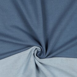 French Terry Vintage - schattenblau