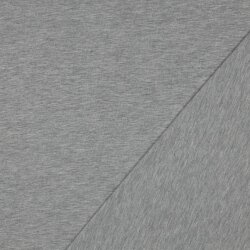 Baumwolljersey *Vera* - hellgrau meliert