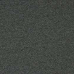 Baumwolljersey *Vera* - anthrazit meliert