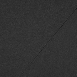 Baumwolljersey *Vera* - anthrazit meliert