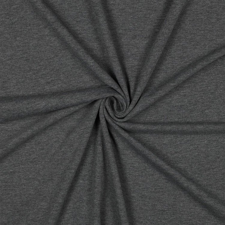 Baumwolljersey *Vera* - grau meliert