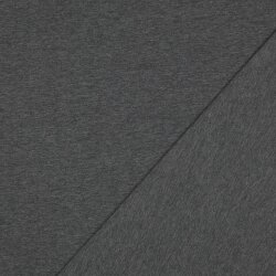 Baumwolljersey *Vera* - grau meliert