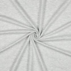 Baumwolljersey *Vera* - creme meliert