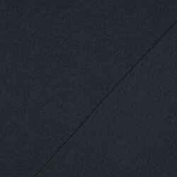 Baumwolljersey *Vera* - dunkelblaublau meliert