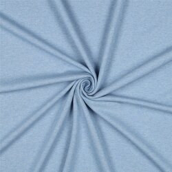 Baumwolljersey *Vera* - hellblau meliert