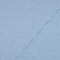 Baumwolljersey *Vera* - hellblau meliert