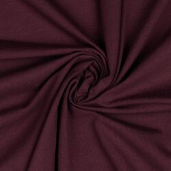 Baumwolljersey *Vera* - aubergine