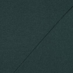 Baumwolljersey *Vera* - dunkelgrün meliert