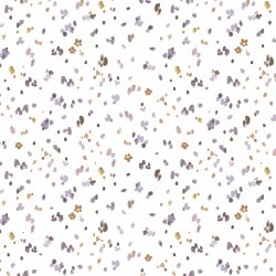 Baumwolljersey Digital Blütenregen - softweiß