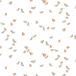 Baumwolljersey Digital Schmetterlinge - weiß