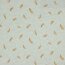 Baumwolljersey Glitzer Ferdern - creme meliert