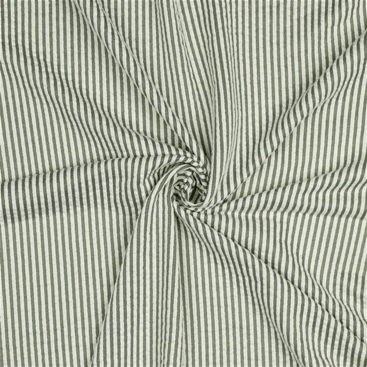 Jacquard_Jersey Streifen - dunkeloliv