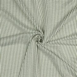 Jacquard_Jersey Streifen - dunkeloliv