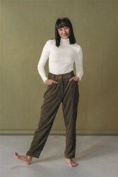 Baumwolljersey Lurex - hellsand