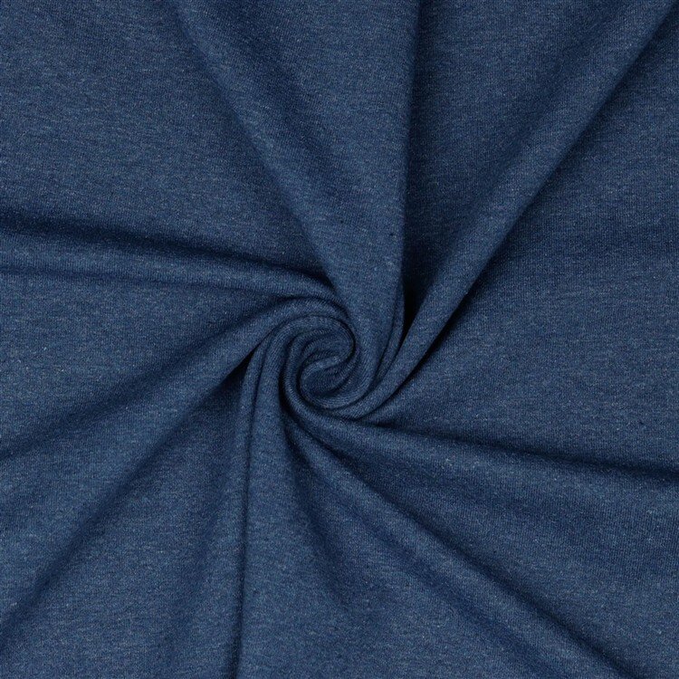 Baumwolljersey Recycelt - schattenblau