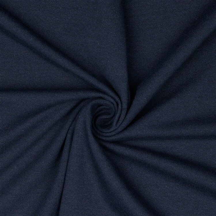 Baumwolljersey Recycelt - dunkelblau