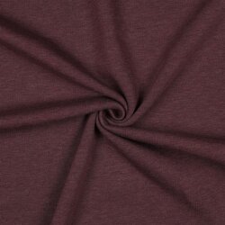 Wintersweat *Vera* - aubergine meliert