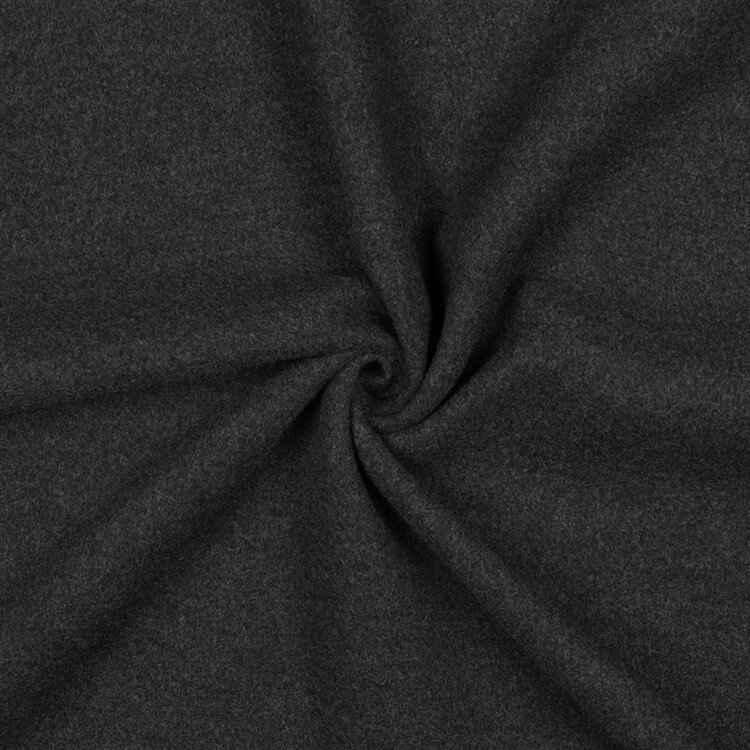 Mantelstoff *Vera* - anthrazit meliert