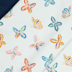 Softshell Digital Schmetterling - weiss
