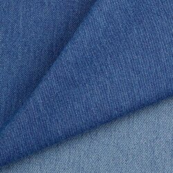 Stretch-Jeansstoff 110Z Recycled gebleicht- indigo