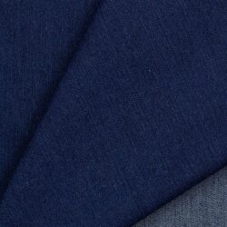 Jeansstoff Stretch Recycled - dunkel jeansblau