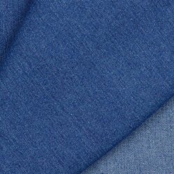 Jeansstoff Stretch Recycled - jeansblau