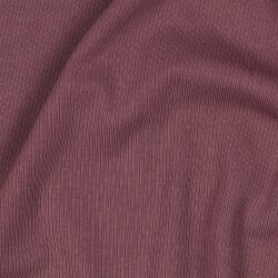 Rippenjersey *Vera* - aubergine