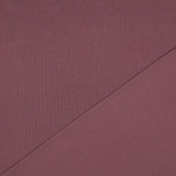 Rippenjersey *Vera* - aubergine