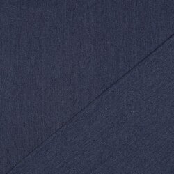 Jeansstoff Uni - dunkelblau