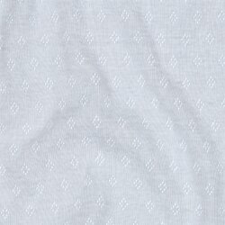 Feinstrickjersey *Vera* Lochmuster - weiß