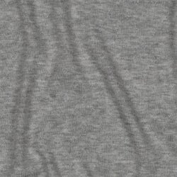 Feinstrickjersey *Vera* Lochmuster - grau meliert