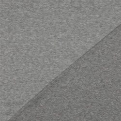 Feinstrickjersey *Vera* Lochmuster - grau meliert