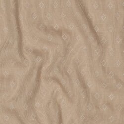 Feinstrickjersey *Vera* Lochmuster - sand