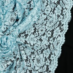 Spitzenstoff *Carmen* - hellblau
