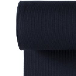 grob-Ripp-Bündchen *Marie* - blau-schwarz