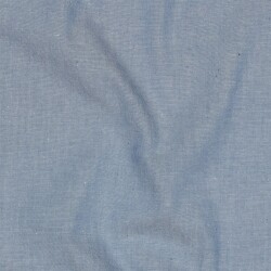 Baumwollpopeline garngefärbt - blau