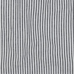 Baumwollpopeline Streifen 3mm, garngefärbt - dunkelblau