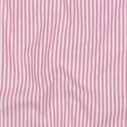 Baumwollpopeline Streifen 3mm, garngefärbt - fuchsia