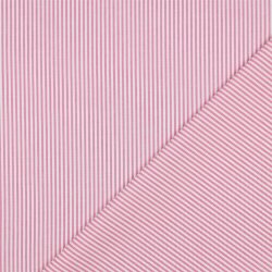 Baumwollpopeline Streifen 3mm, garngefärbt - fuchsia