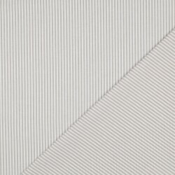 Baumwollpopeline Streifen 3mm, garngefärbt - sand