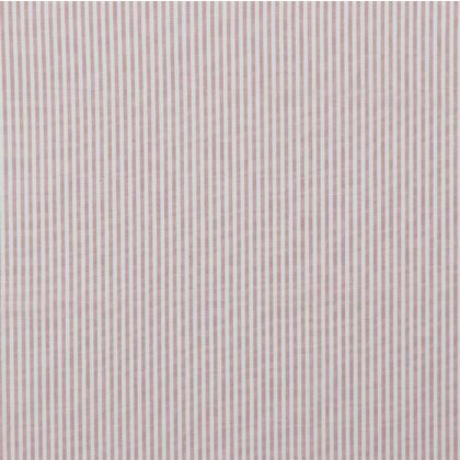 Baumwollpopeline Streifen 3mm, garngefärbt - altrosa
