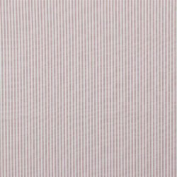 Baumwollpopeline Streifen 3mm, garngefärbt - altrosa