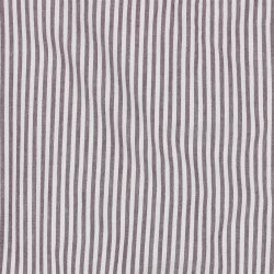 Baumwollpopeline Streifen 3mm, garngefärbt - aubergine