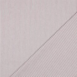 Baumwollpopeline Streifen 3mm, garngefärbt - malve