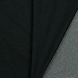 Baumwolljersey Jeans-Optik - schwarz