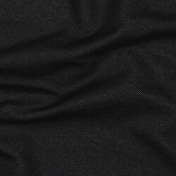Baumwolljersey Jeans-Optik - schwarz