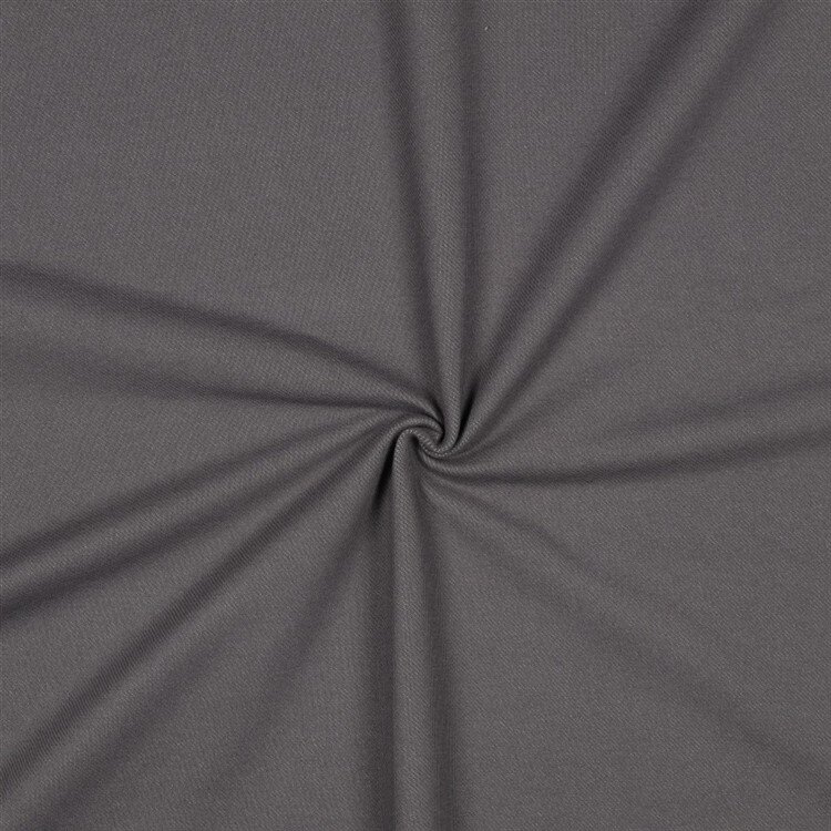 Baumwolljersey Jeans-Optik - grau