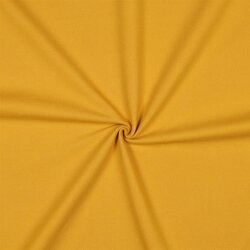 Baumwolljersey Jeans-Optik - ocker