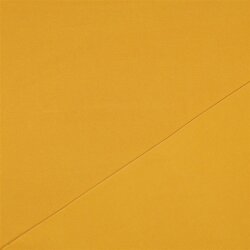 Baumwolljersey Jeans-Optik - ocker